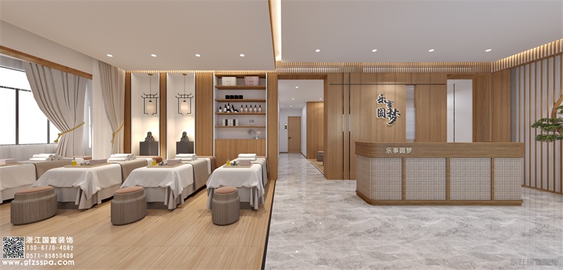 恭祝杭州西湖區(qū)養(yǎng)生館裝修設計開工大吉