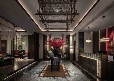 杭州中式spa會所裝修設(shè)計案例效果圖