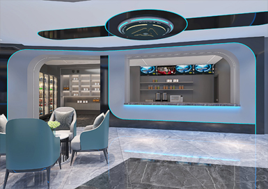 杭州都市電競網(wǎng)咖裝修設計案例效果圖