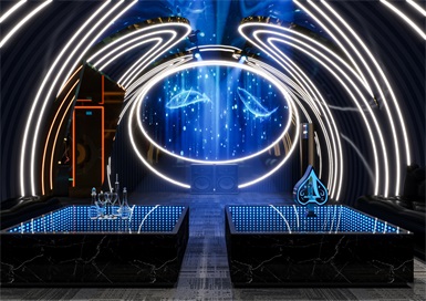 未來(lái)科技K歌KTV裝修設(shè)計(jì)案例效果圖