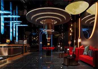 紹興足浴K歌會所裝修設(shè)計(jì)效果圖