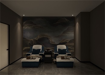 金華足浴SPA會所裝修設(shè)計案例效果圖